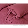 Polyester Bedspread with Bed Skirt washed cotton duvet bedding sets with belt Manufactory